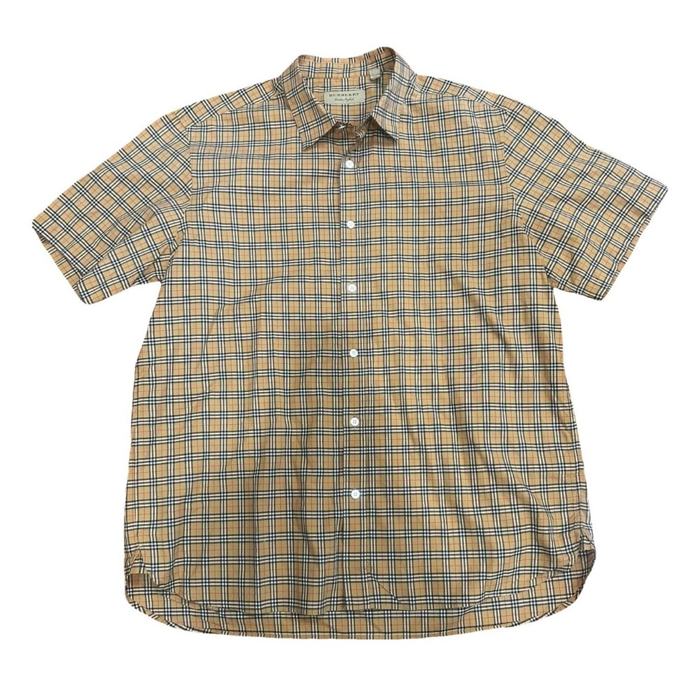 Burberry Short Sleeve Button Down Shirt